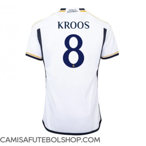 Camisa de time de futebol Real Madrid Toni Kroos #8 Replicas 1º Equipamento 2023-24 Manga Curta